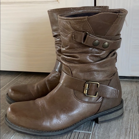 Eric Michael Leather Fleece lined boots - Picture 2 of 4